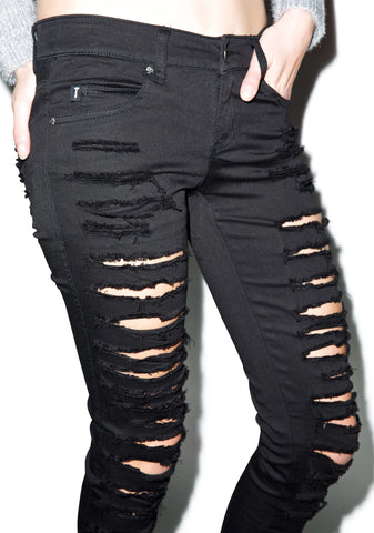 Cat Fight Pants - White