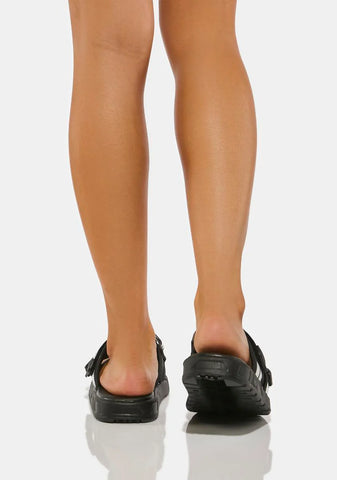 Black Authentic JPN Mitel 1 Sandals