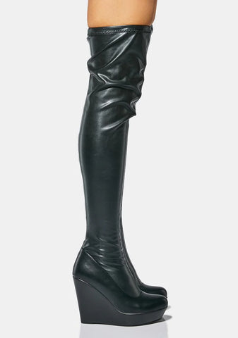 Won’t Say It Twice Wedge Boots