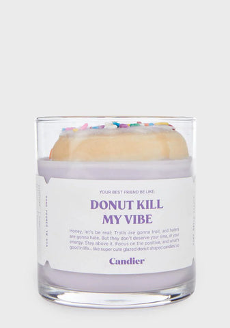 Donut Kill My Vibe Candle
