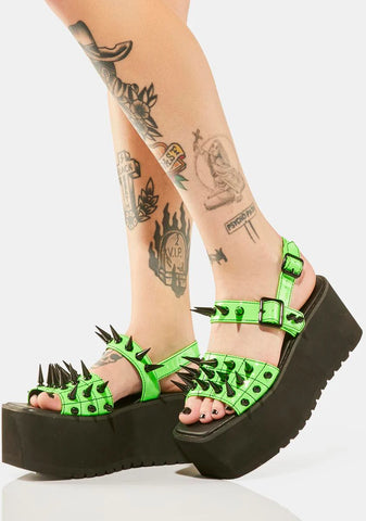 Extreme Measures Platform Sandals