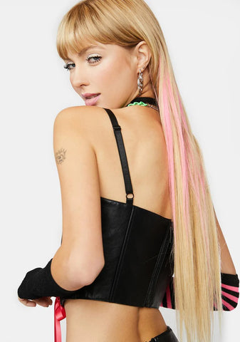 Endless Hours Lace-Up Bustier