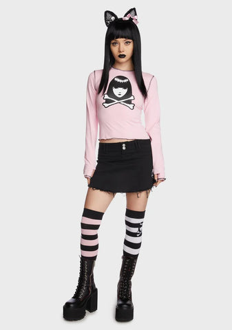 Baby Stay Distant Long Sleeve Top