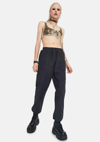 Taken Back Elastic Waist Joggers