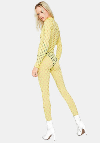 Electric Lavish Lush Fishnet Jumpsuit
