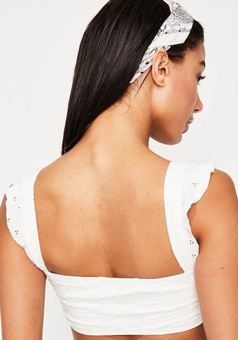 Two Ways Ruffle Strap Bikini Top