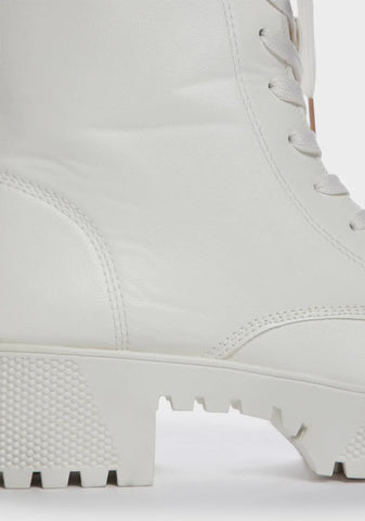 One Step Forward Combat Boots