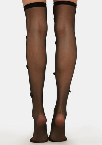 Seeking Darkness Thigh High Stockings