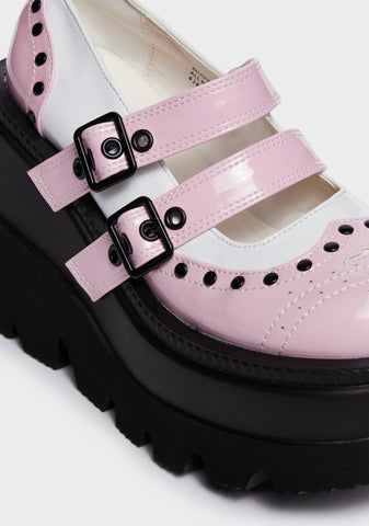 Shaker-27 Platform Mary Janes