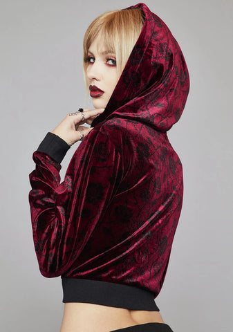 Heaven’s Outcasts Velour Hoodie