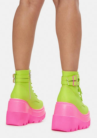 Watermelon Technopagan Boots