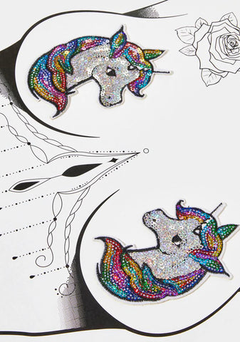 Sequin Unicorn Nifty Nipztix Pasties