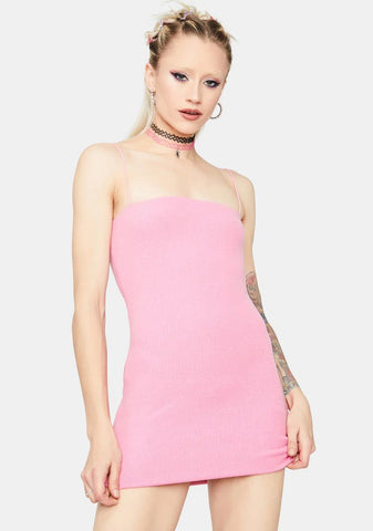 Dearest Doll Ribbed Mini Dress