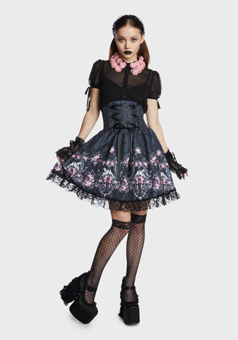 Duelin' Doves Corset Skirt