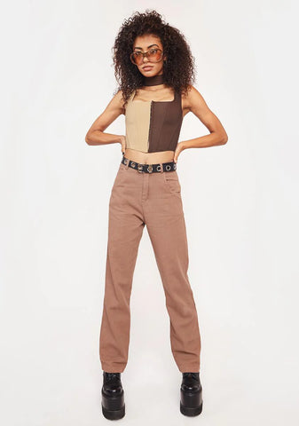 We’ve Met Before Two Tone Corset