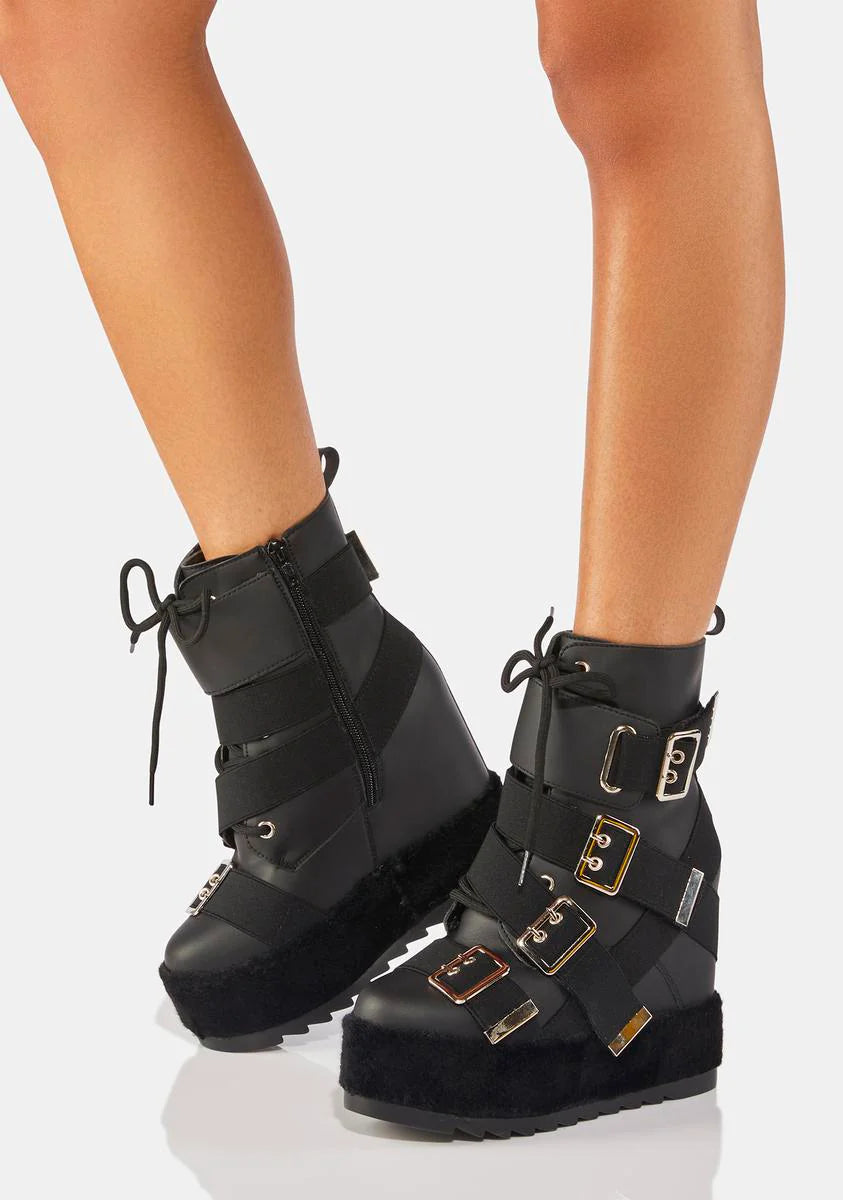 Start A Statement Wedge Boots