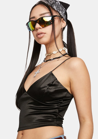 Noir So Delicate Cami Crop Top