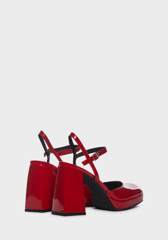 Hot Love Question Block Heels