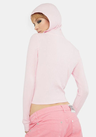 Dear Diary Cropped Hoodie