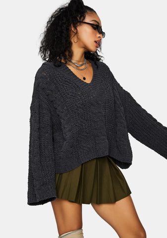 Casual Clout Boxy Hoodie Sweater