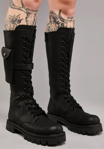 Bring The Pain Combat Boots