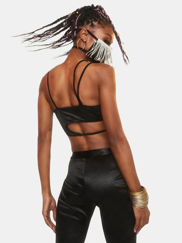 Supernova Girl Asymmetrical Bra Top