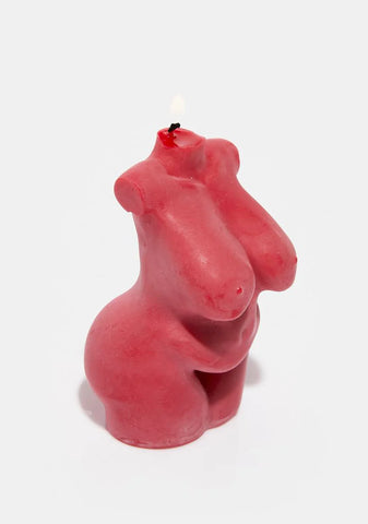 Hot Pink Queen Body Candle