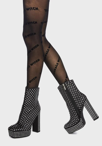 Overnight Glitz Ankle Boots