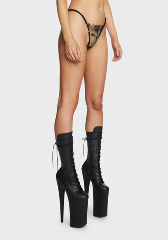 Aria Lace Strap Thong