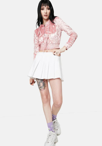 Fighting For You Love Velour Zip Up Hoodie