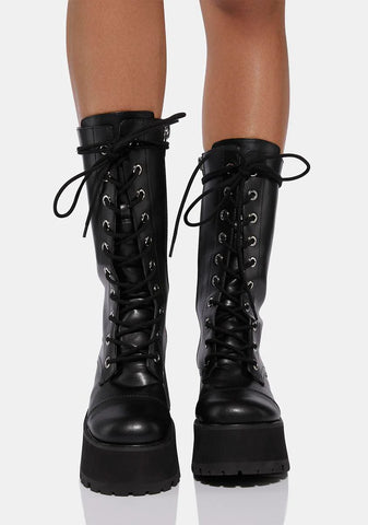 Ready To Conquer Combat Boots