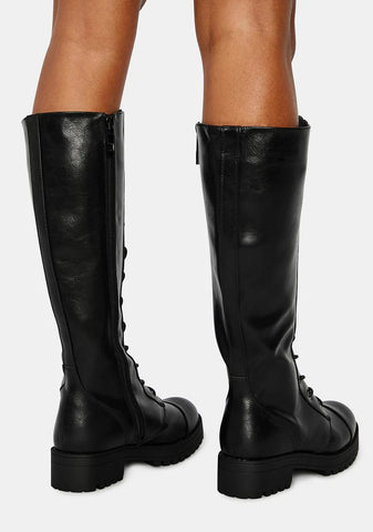 Vandal Tall Combat Boots