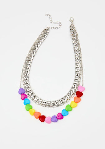Sweet Kiss Layered Necklace