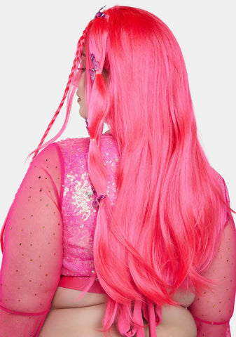 Wavy Wonderland Butterfly Wig