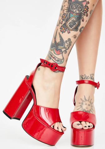 Chick Flick Patent Heels