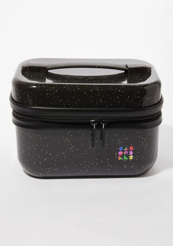 Black Sparkle Voyager Train Case