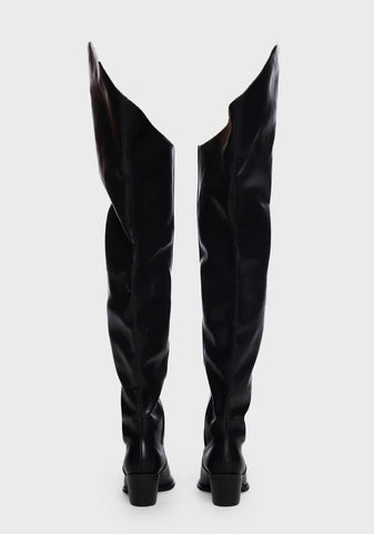 Ria Thigh High Cowboy Boots