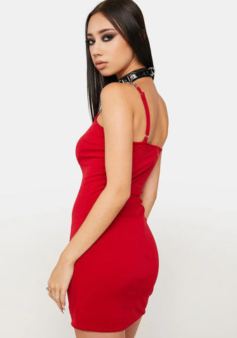 Spicy Warm Reception Mini Dress