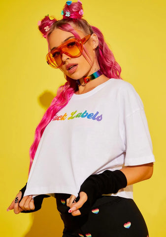 Just Be U Crop Tee