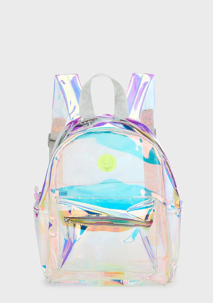 Iridescent Mini Light Up Backpack