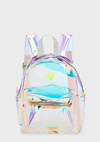 Iridescent Mini Light Up Backpack