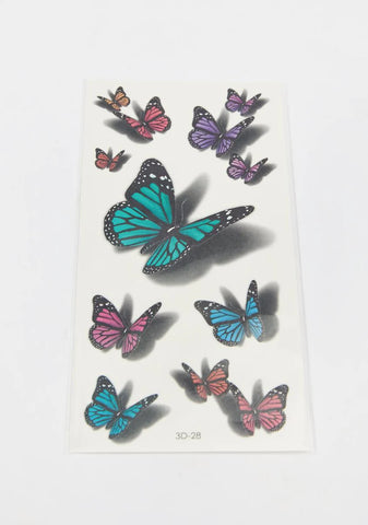 Fairy Shadows Butterfly Tattoos