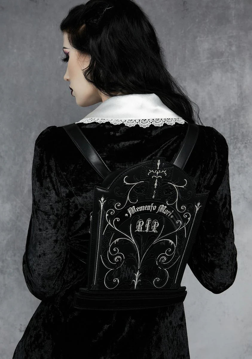Memento Mori Gravestone Backpack
