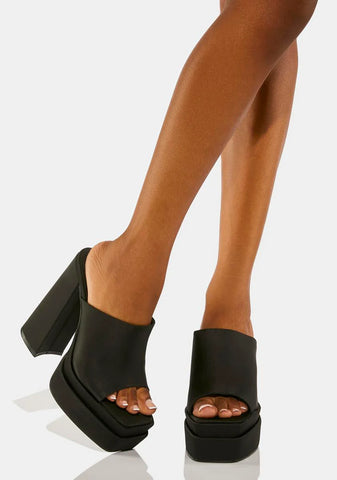 Sky High Platform Mules