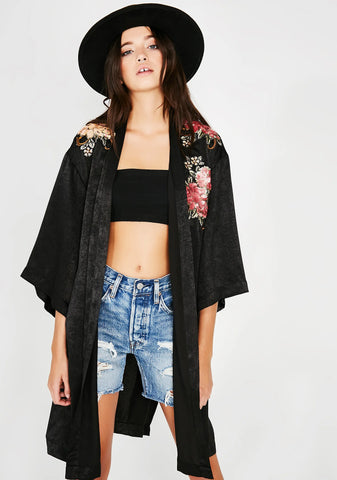 Daily Slay Floral Kimono