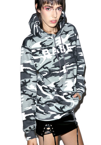 Babe Camo Hoodie