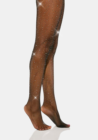 All That Glitters Fishnet Tights