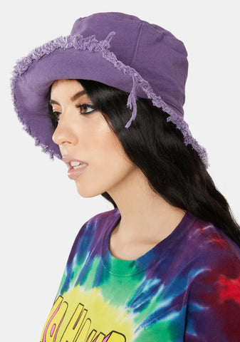 Totally Dude Frayed Bucket Hat