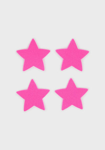 Two-Pair Small Neon Star Pasties