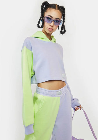 Sorbet Cropped Hoodie